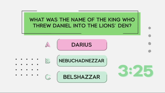 Bible Quiz: Daniel Edition